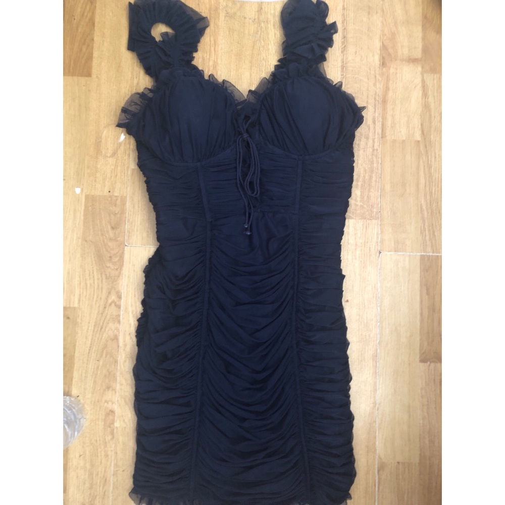 Fashion nova ruff around the edges ruched dress